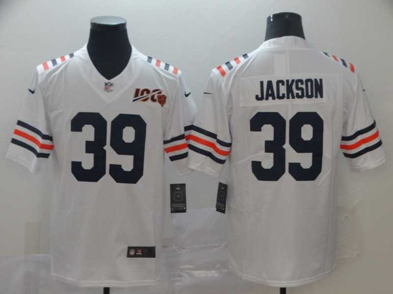 Nike Bears 39 Eddie Jackson White 2019 100th Season Alternate Classic Retired Vapor Untouchable Limited Jersey,We sell and wholesale Nike Bears 39 Eddie Jackson White 2019 100th Season Alternate Classic Retired Vapor Untouchable Limited Jersey on line form chian!